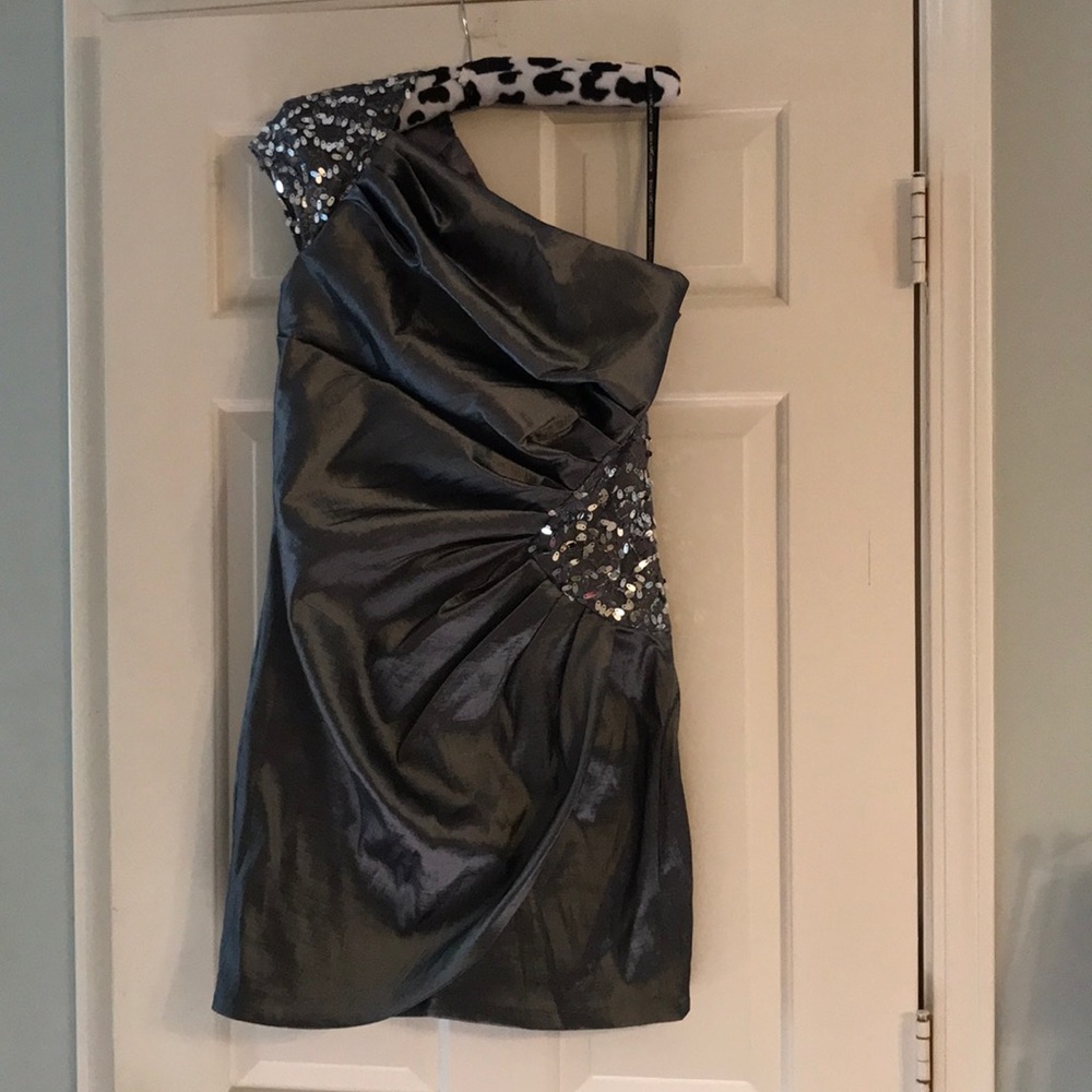 COPY - Jessica McClintock off shoulder cocktail dress